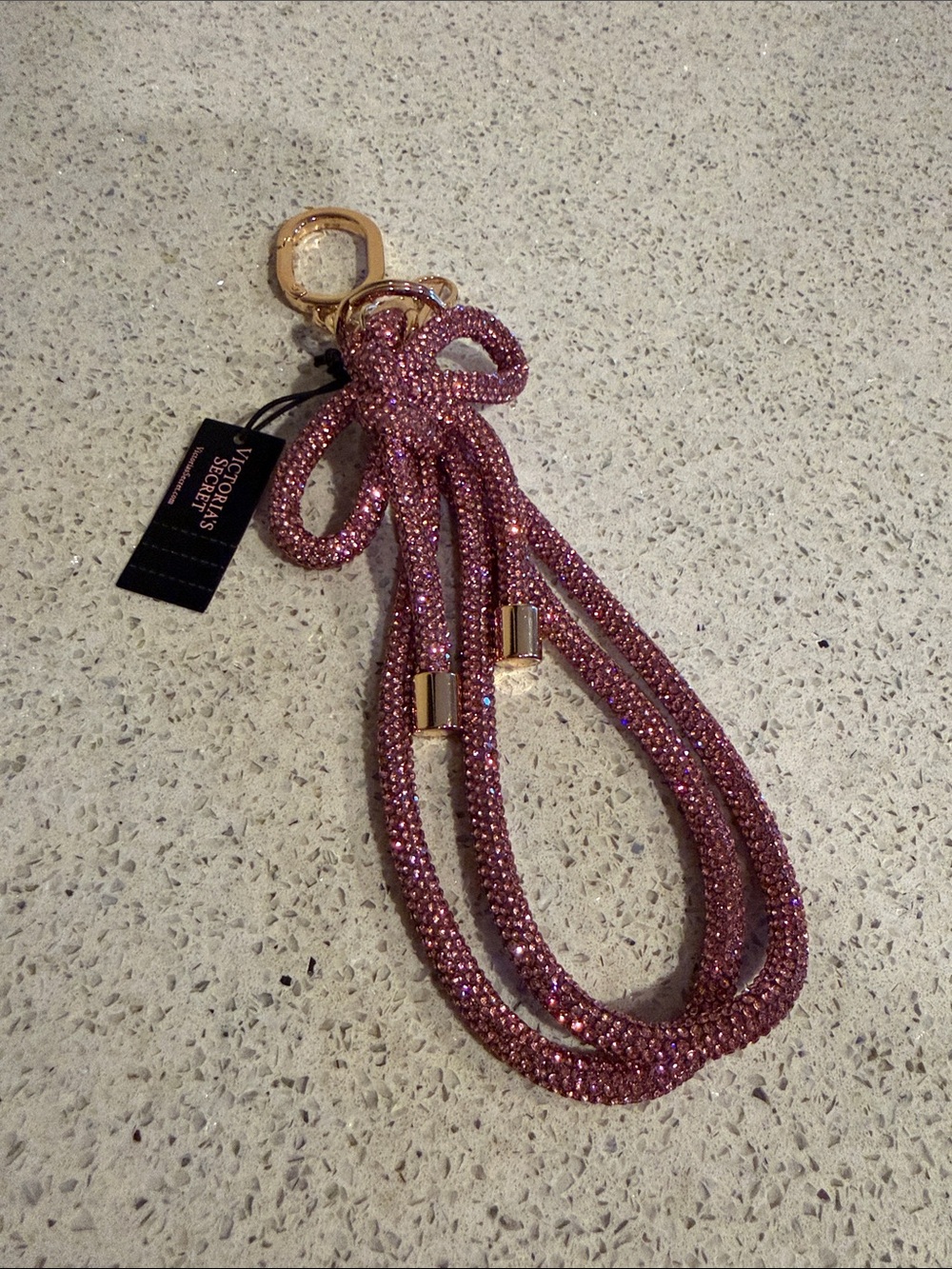 Victoria’s Secret Pink & Gold Keychain
